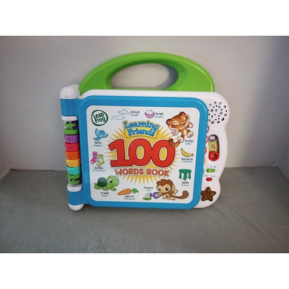 Leap Frog.  Learning Friends-100 Words Book. English and Spanish. Works Great.